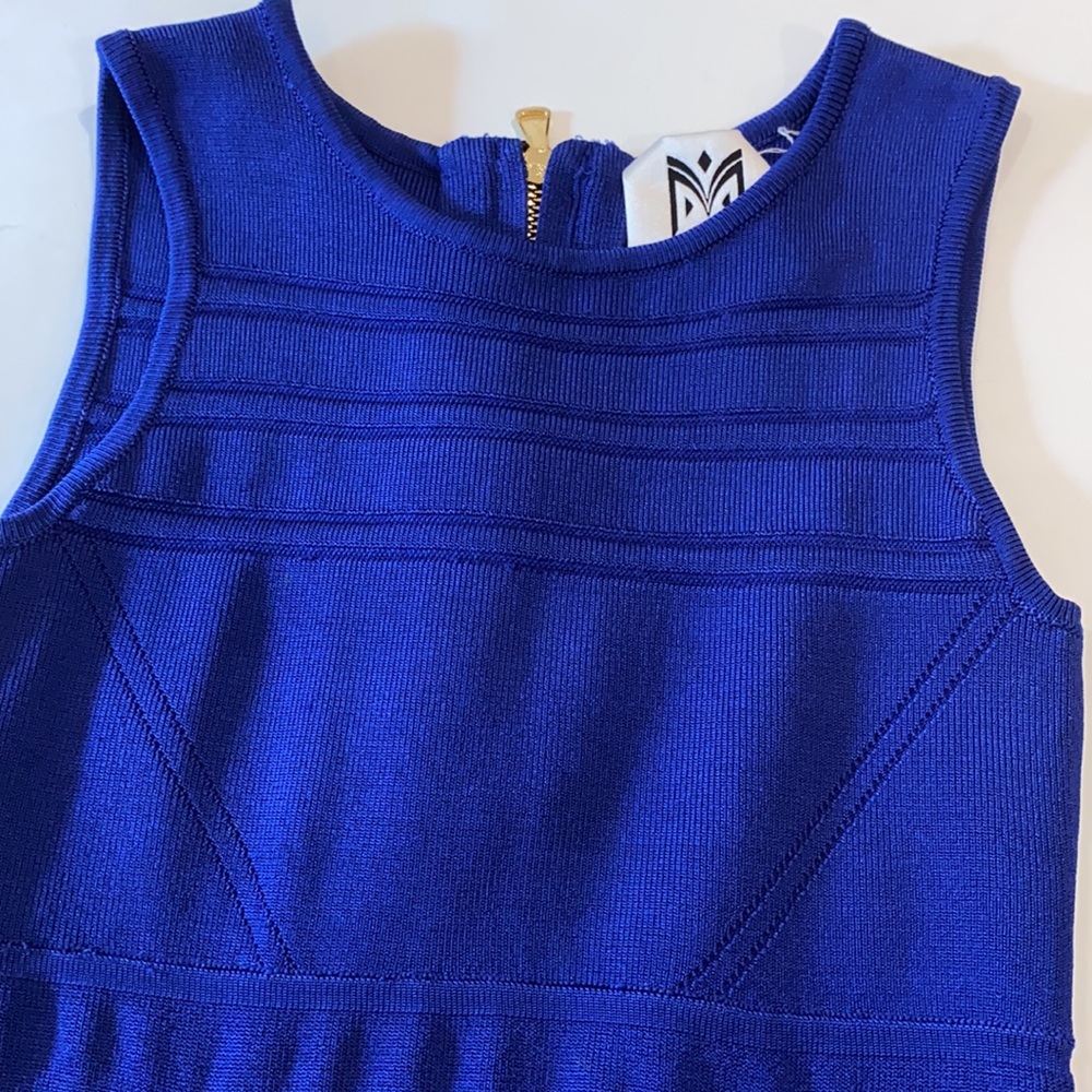 MILLY ADORABLE KIDS DRESS IN KNIT ELECTRIC BLUE NO LONGER MADE - Picture 5 of 13